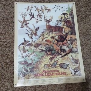 Remington Game Load Game Metal Wall Art